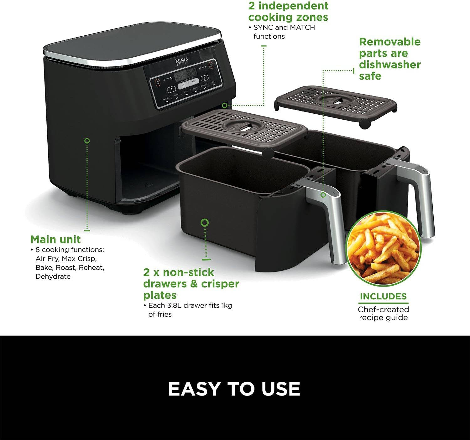 Ninja AF300 7.6 Litres Air Fryer - image 6