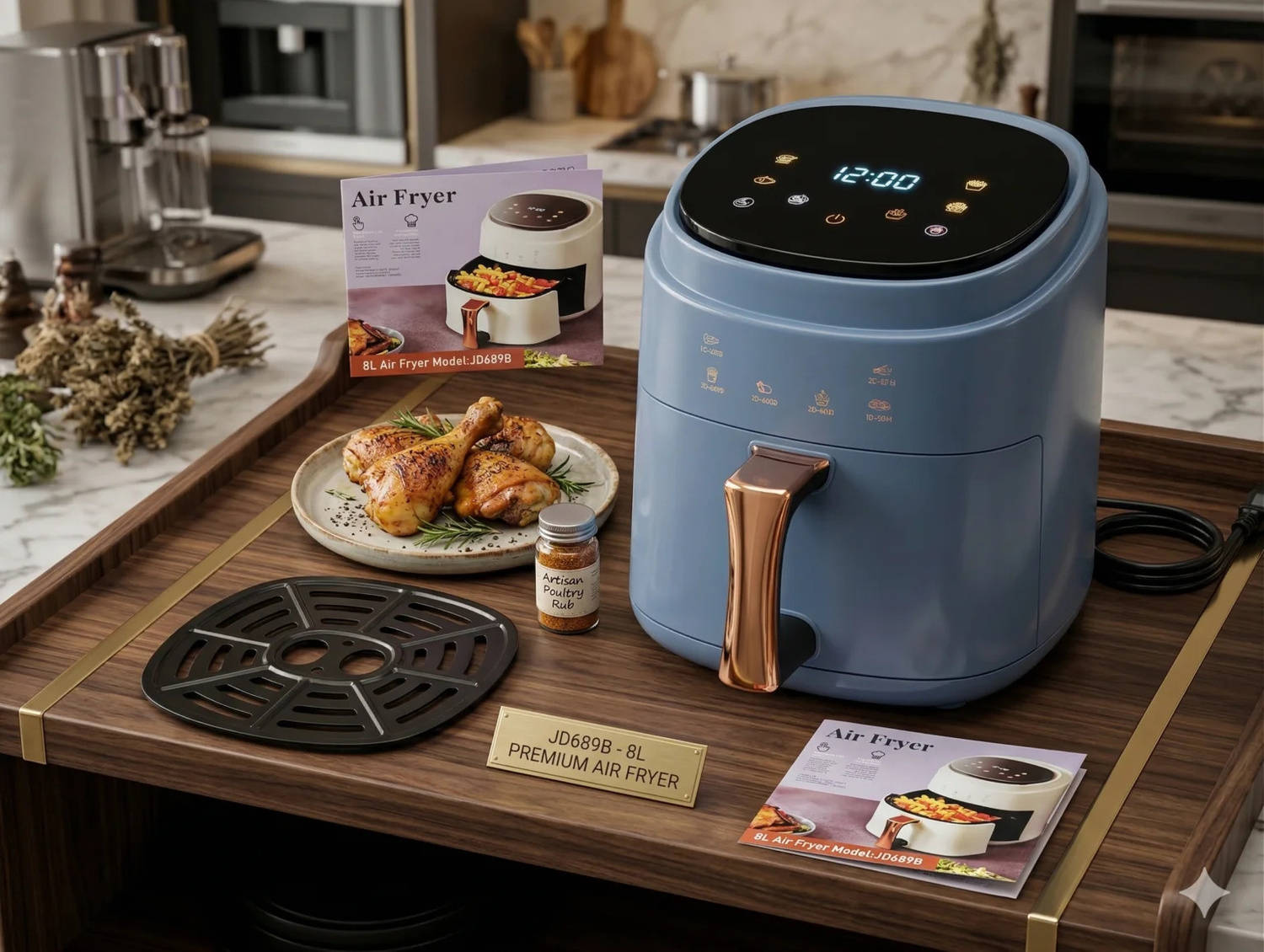 XORQO TECH JD689B 8 Litres Air Fryer - image 4