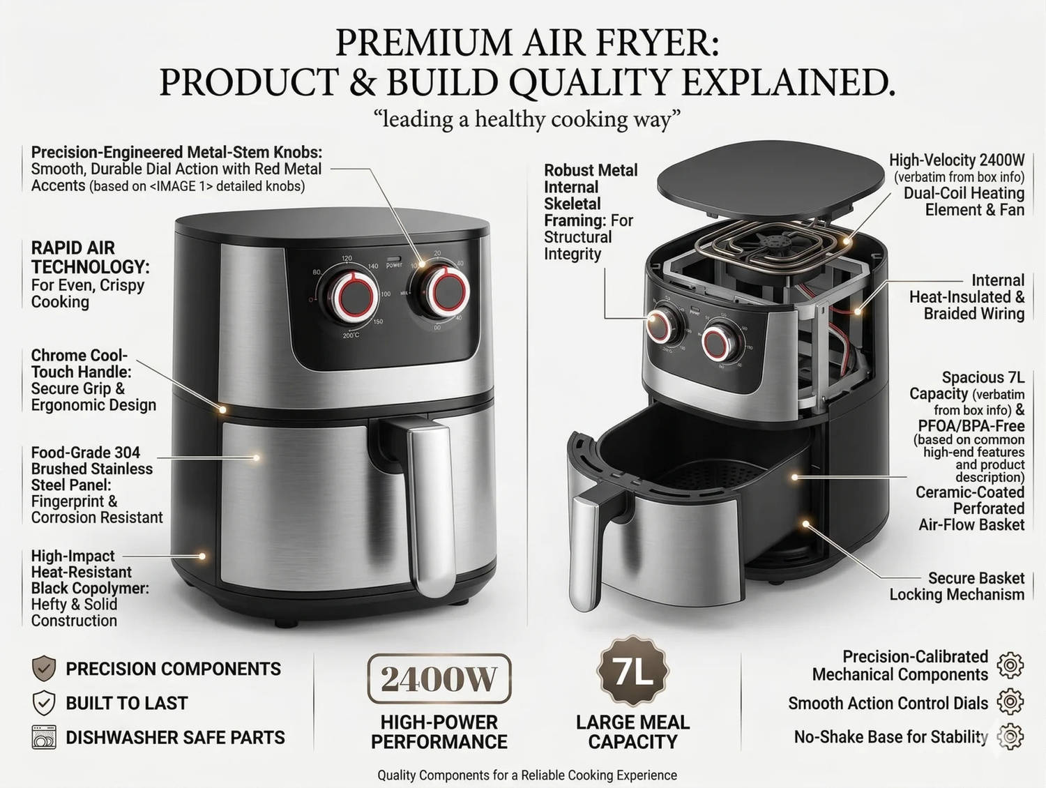 XORQO TECH PREMIUM AIR FRYER Air Fryer - image 3