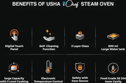 Usha iChef Steam Oven Air Fryer - image 6