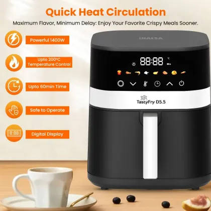 Inalsa Tasty Fry D5.5 Air Fryer - image 9