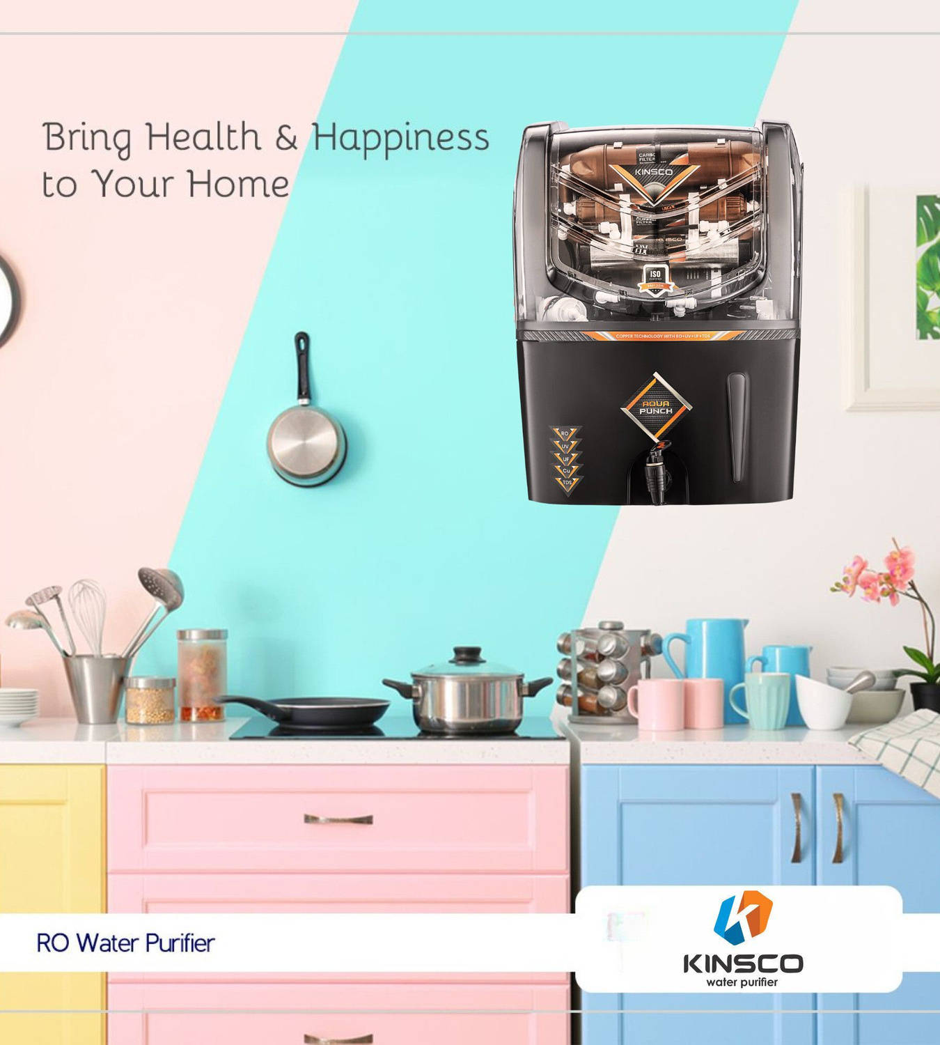 Kinsco Aqua Punch RO + UV + UF Water Purifier Aqua Punch - image 3