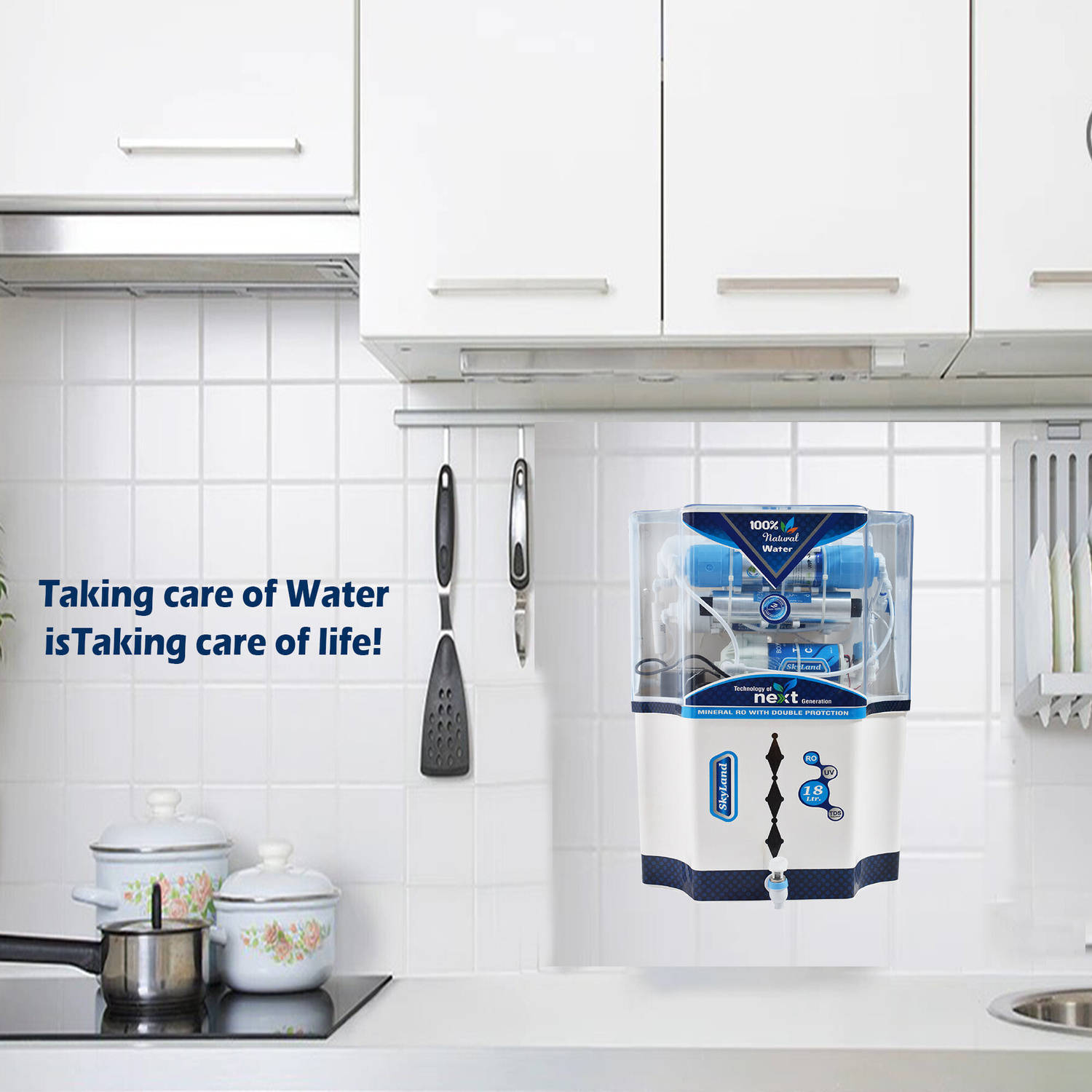 Aquagrand SKYLAND NATURAL ALKALINE VITAMIN RO + UV + UF Water Purifier - image 2