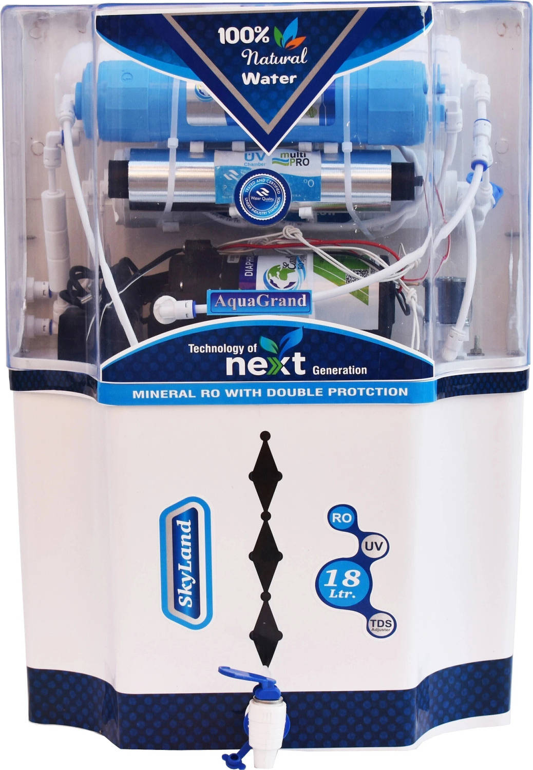 Opel Alkaline + RO + UV + UF Water Purifier