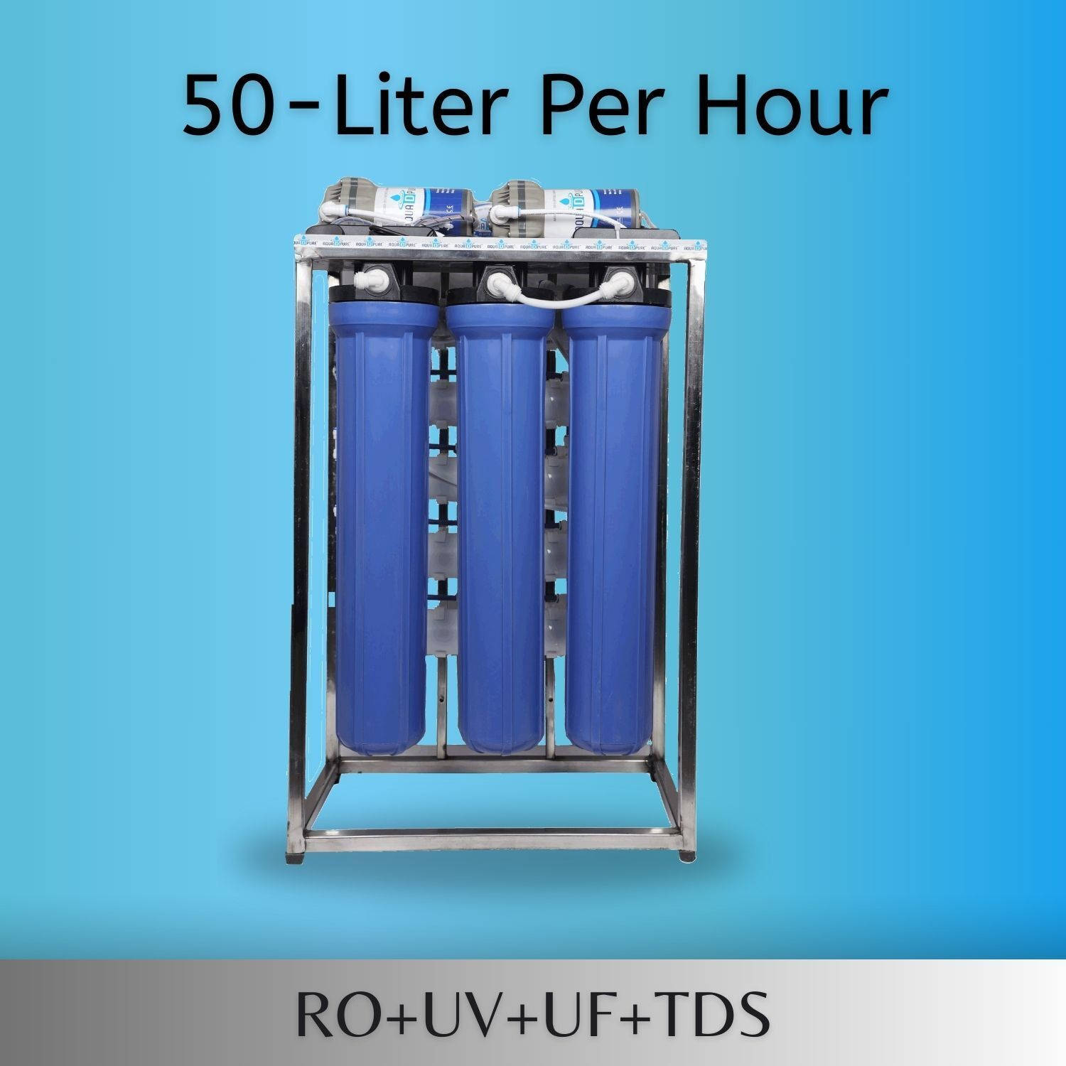 AquaDpure Commercial Plant RO + UF + UV Water Purifier 50LPH - image 3