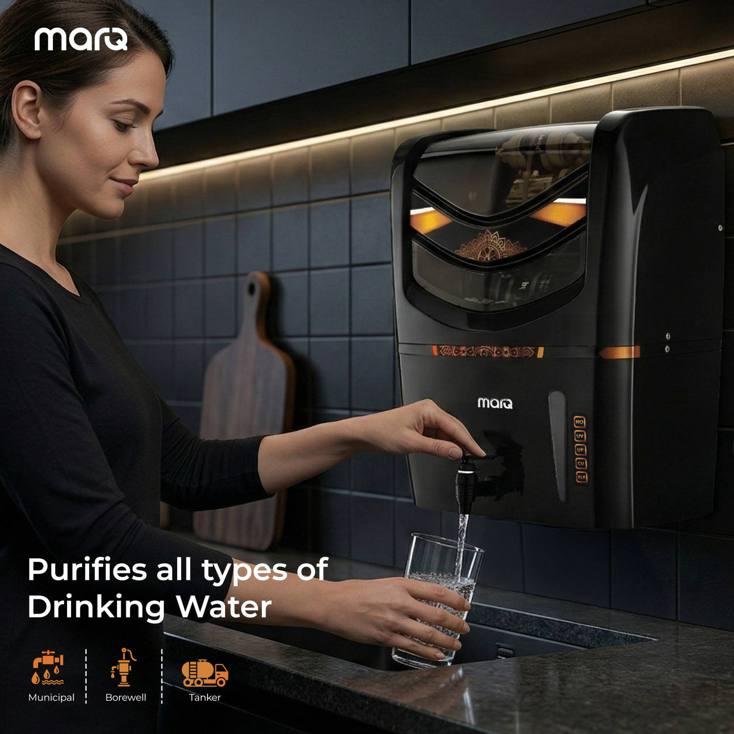 MarQ by Flipkart with Pre filter RO + UV + UF Water Purifier - image 5