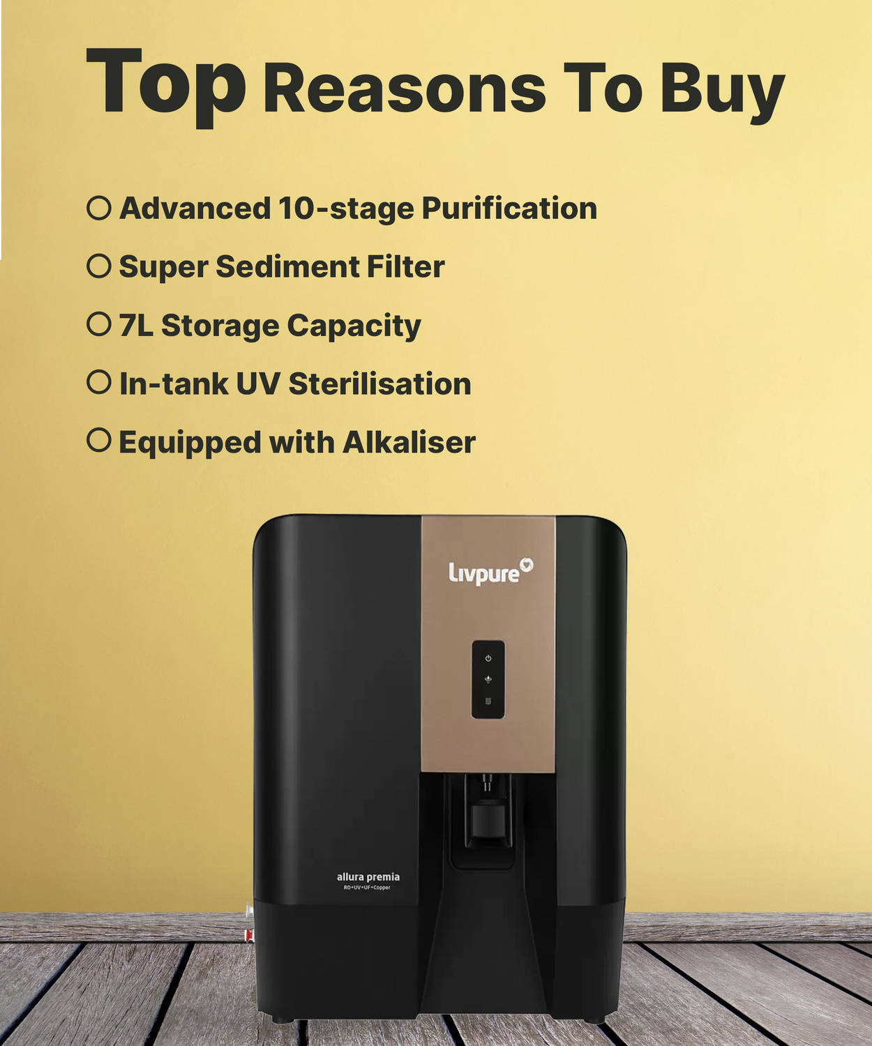 Livpure Liv-Allura Premia RO + UV + UF Water Purifier - image 3