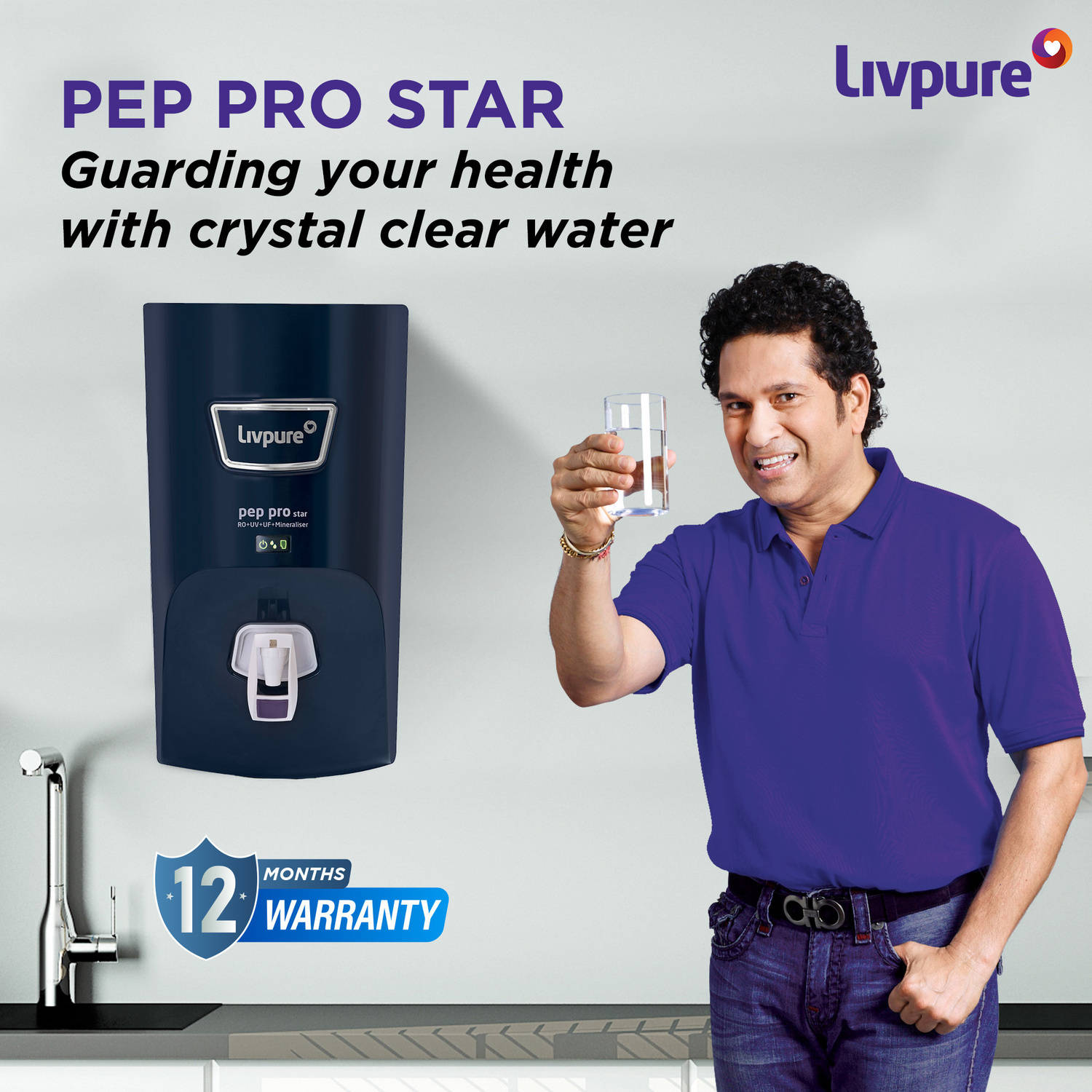 Livpure LIV-PEP-PRO-STAR. RO + UV + UF Water Purifier - image 2