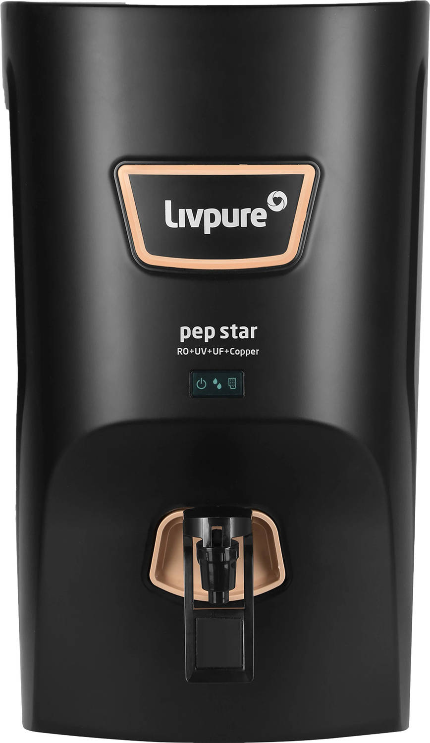 LIV-PEP-STAR-COPPER RO + UV + UF Water Purifier