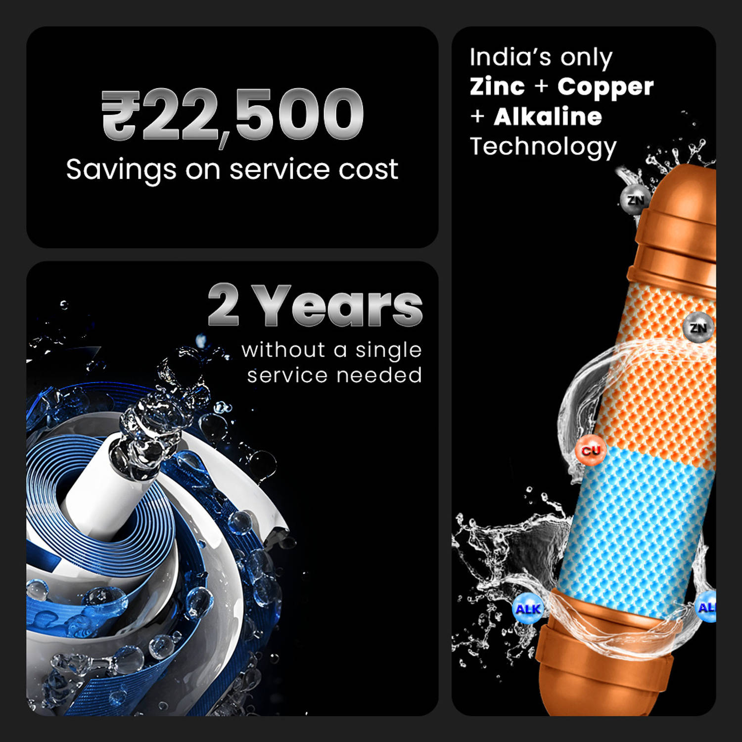 Kinsco Aqua Rapid RO + UF + UV Water Purifier - image 5