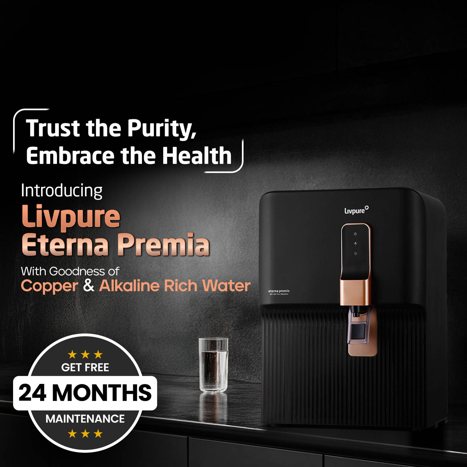 Livpure LIV-ETERNA-PREMIA RO + UF + UV Water Purifier - image 3