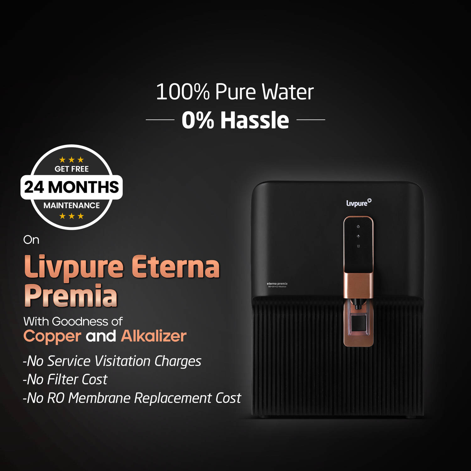 Livpure LIV-ETERNA-PREMIA RO + UF + UV Water Purifier - image 9
