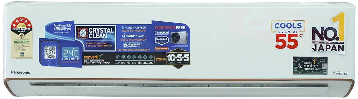 CS/CU-EU18BKY5X 1.5 Ton 5 Star Inverter Split AC